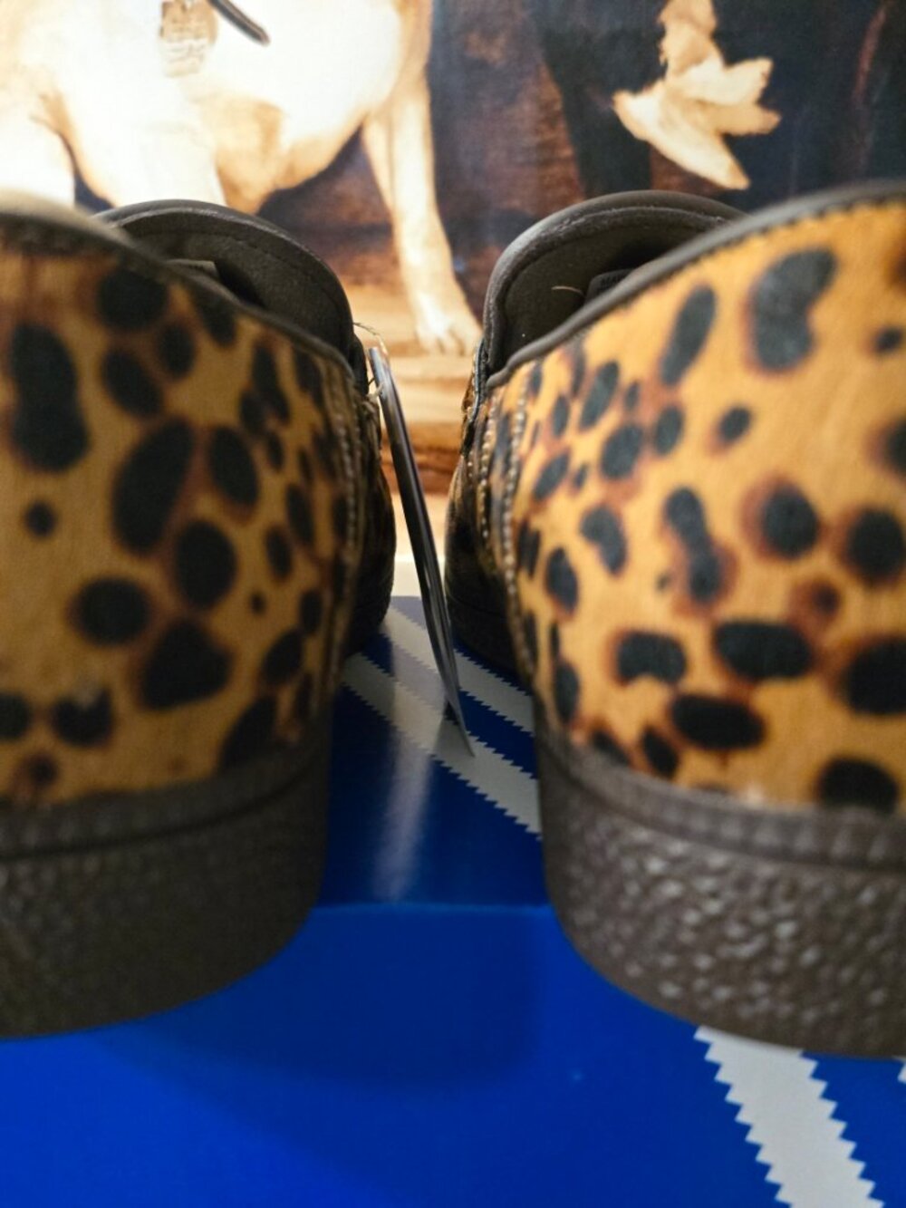 Adidas Originals HANDBALL SPEZIAL LOAFER Tiger Print KJ2526 Mens 10 2026 RARE - Picture 8 of 16